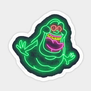 Neon ghost Sticker